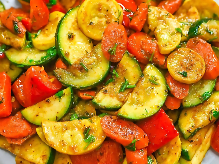 A mix of fresh vegetables