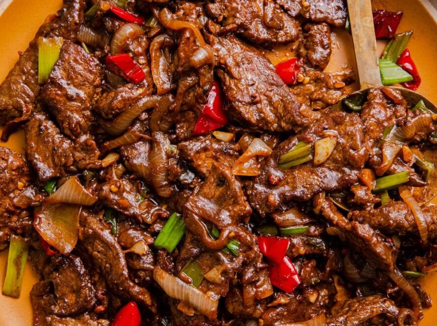slized beef